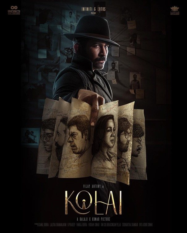Kolai poster featuring Vijay Antony